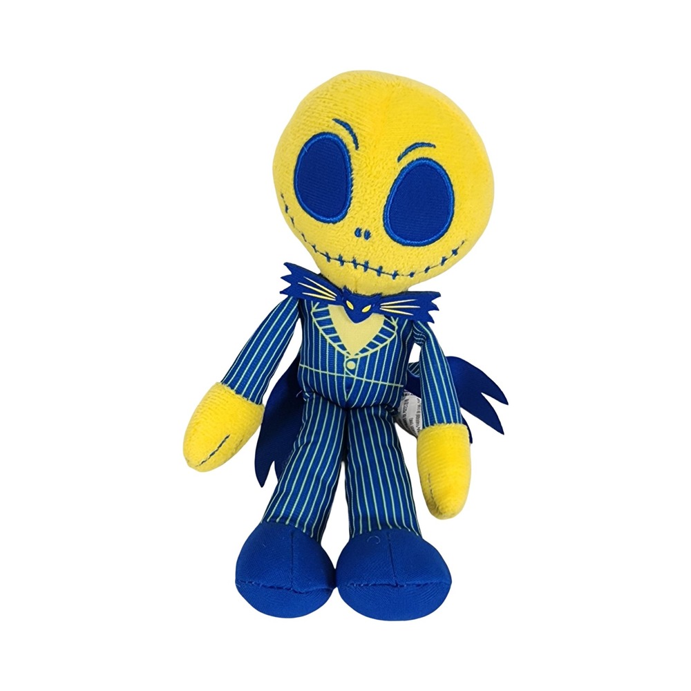 Disney Nightmare Before Christmas Jack Skellington Plush Blue Pinstripe 9"